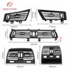 LHD vorne links Mitte rechts hinten Klimaanlage Lüftungsgitter mit Chrom für BMW 7er F02 F01 730 735 745