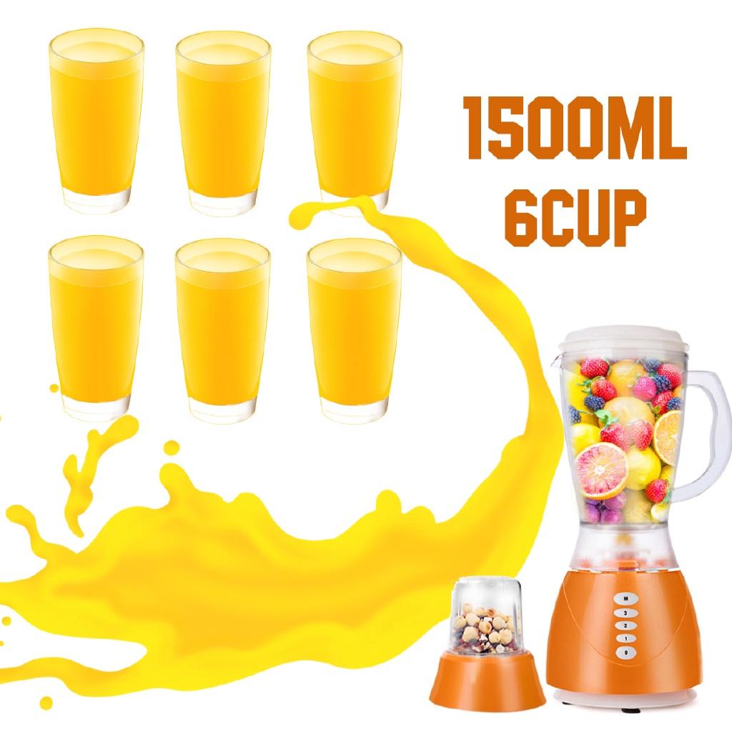 350W 6 Cups Nutrition Fruit Juicer-Blender Mixer Grinder Bottle Shaker DIY Juicing Machine 1.5L