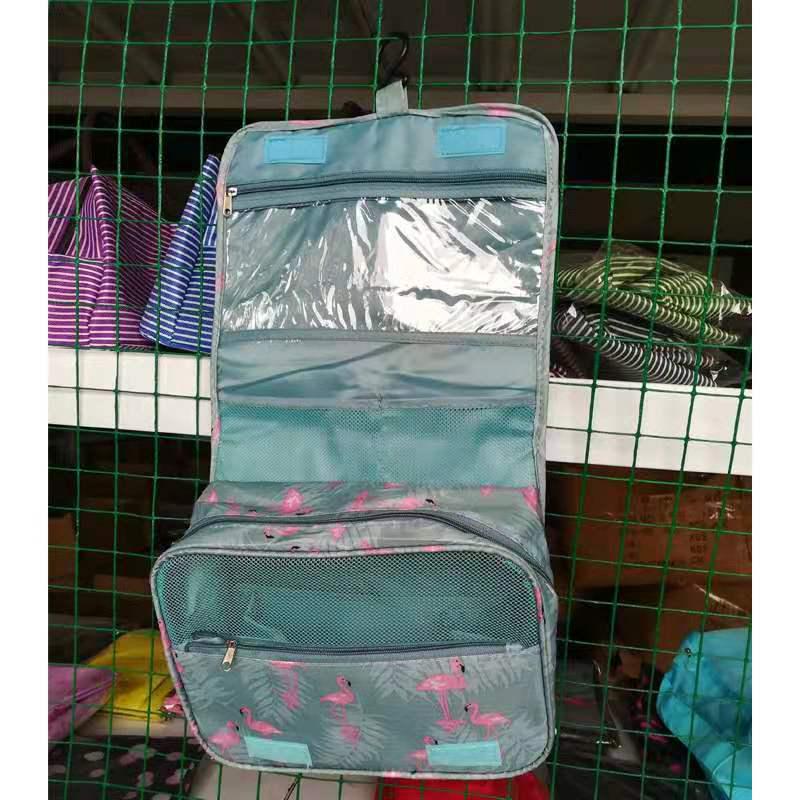 Waterproof Large Capacity Makeup Bag with Hook – Multifunctional Travel Cosmetics Storage
