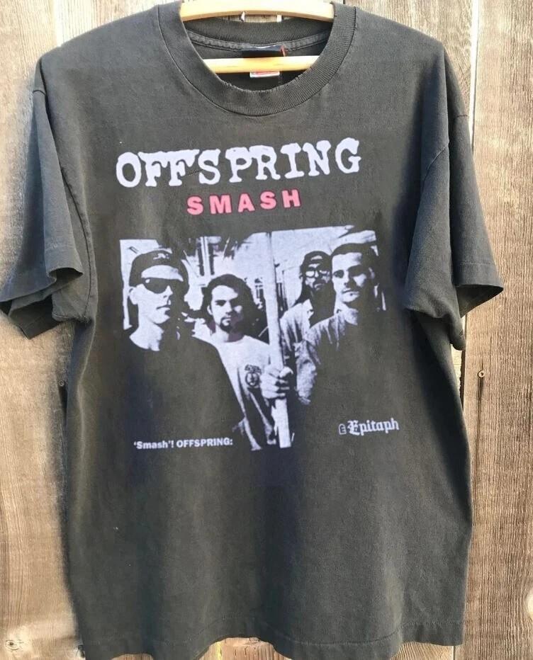 The Offspring Shirt, The Offspring Band Charcoal Cotton T-shirt Unisex S-5XL Unisex T-Shirt S
