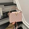 Women S Printed Small Square Bag Large Capacity Handbag Shoulder Bag For Commute