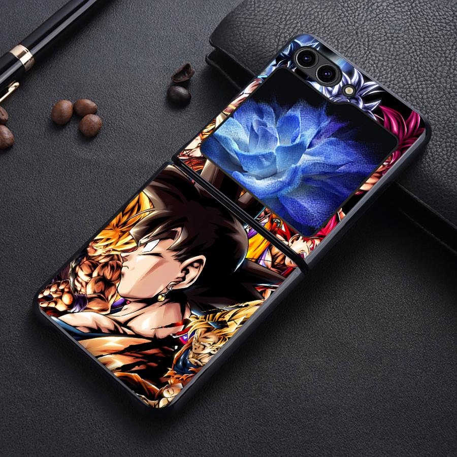 

D-Dragon Ball Goku Case for Samsung Galaxy Flip3 Flip7 FE Flip4 Z Flip 7 6 5 4 3 Flip5 Flip6 Back Phone Cover Funda Galaxy Z Flip7 FE