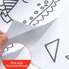 DIY Coloring Painting Paper Pastable with Pencil Picture Scroll Long Roll Safe Decompression Painted Toys for Kids Birthday Gift