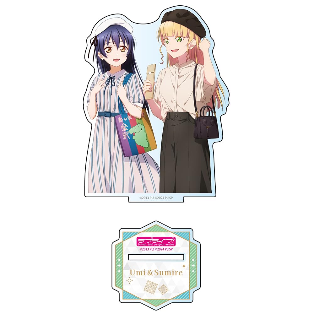 KADOKAWA Серия Love Live Odekake Love Live Акриловая подставка Уми и Сумире Прибл.. Ш82 x В110 мм Акрил