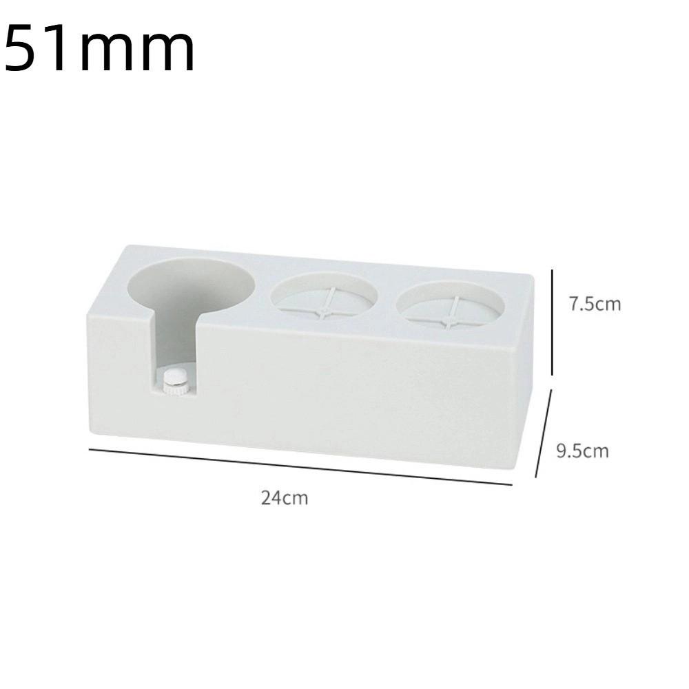 Universal 51/53/58mm Espresso Coffee Tamper Station 2 in 1 ABS Coffee Bar Stand Non Slip Coffee Tamper Base Cafe Supplies