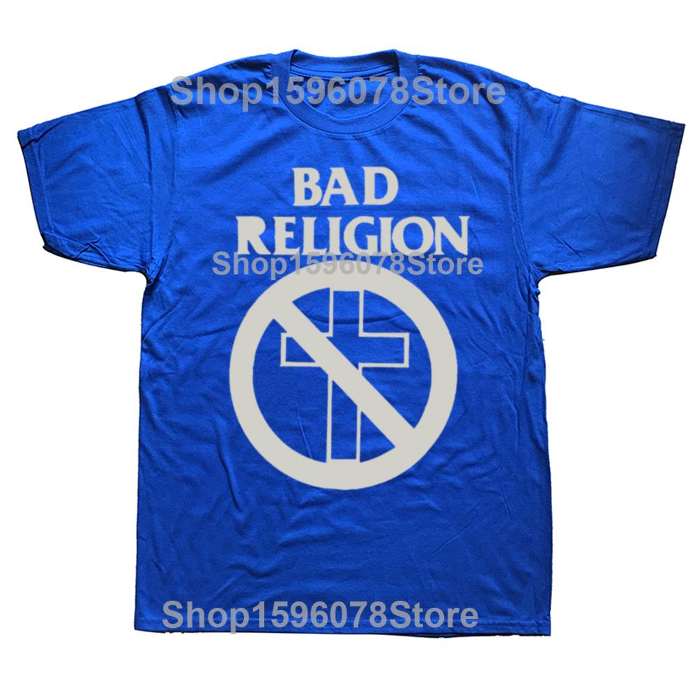 Funny Bad Religion Official Merchandise How Could Hell Graphic T-shirts Men Casual Tshirt 100% Cotton Loose Oversized T Shirt