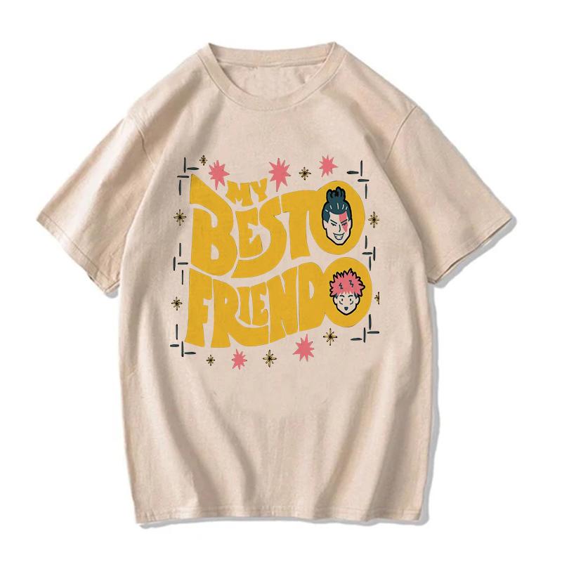 Harajuku Tshirt Unisexga Japanese Anime Jujutsu Kaisen T Shirt Gojo Satoru Tops Yuji Itadori Graphic Tees Cool Unisex Tshirt