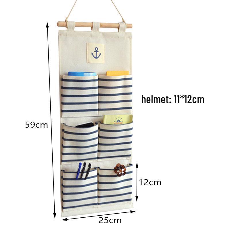 Wen'er Wandmontierte Mehrschichtige Hängeaufbewahrungstasche für Studentenwohnheime