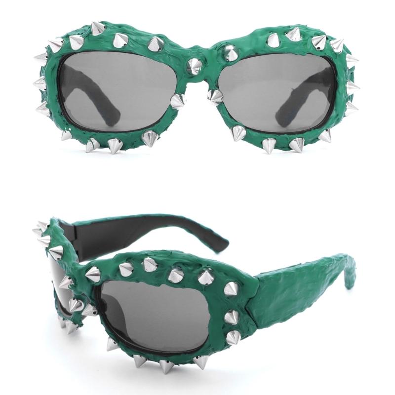 Hip Hop Sporty Sunglasses Stylish Unique Lightweight Sunglasses Futurists Shades Live Show Party Photo Props