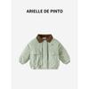 French Brand Arielle De Pinto's New Autumn and Winter Collection: Boys' Lightweight Cotton-Padded Jacket with Contrasting Color Zipper