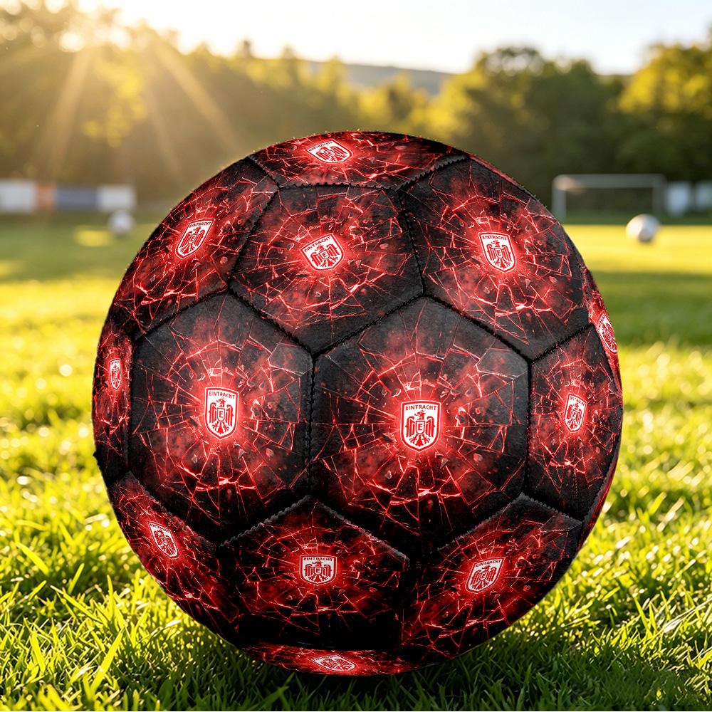 Eintracht Frankfurt FootballPrinted Size 5 Soccer Brt Football, Anti Slip Adult Match Football Souvenir for Football Fans