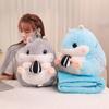 40Cm Fluffy Hamster Hands Burner  Backpack Plush Toy Stuffed Cartoon Animal Doll With Two Holes Plushie Companion Gift