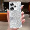 For Xiaomi Poco F6 5G Case Clear Luxury Fashion Butterfly Flower Soft Silicone TPU Casing For Redmi Turbo 3 PocoF6 5G Phone Case