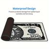 1pc Large Gaming Mouse Pad, UV Reactive Non-Slip Desk Mat, Washable PolyesterMorty, Dollars, CartoonComputer Pad with Vibrant Game Machine P