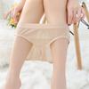Crotchless Panties Women's Sexy Lingerie Open Crotch Underwear Lady's Transparent Briefs Erotic
