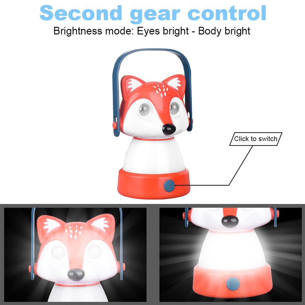 Kids LED Lantern Waterproof Camping Night Walk Searchlight Super Bright Nightlight for Boys Girls