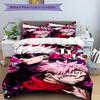 Jujutsu Kaisen Battle Spirits Print 3Pcs Bedding Setduvet Cover With 2 Bedropillowcase Home Birthday Gift