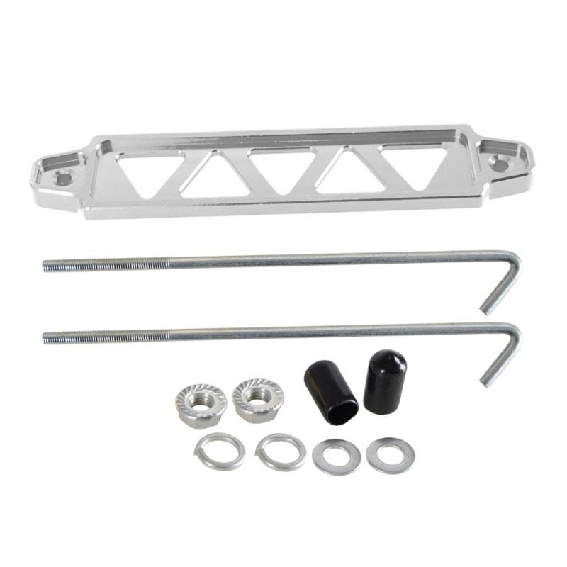 Aluminum Engine Battery Mounting Bracket 5 Hole Triangle Structure Universal Secure Fixation Easy To Use for Vehicles