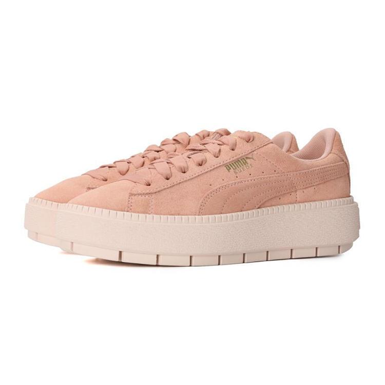 New PUMA Suede Platform Trace Pink Women's 365830-05