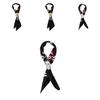 Halloween Skull Artwork Extra Neck Tie Dress-up Prop For Kids' Makeup Costume