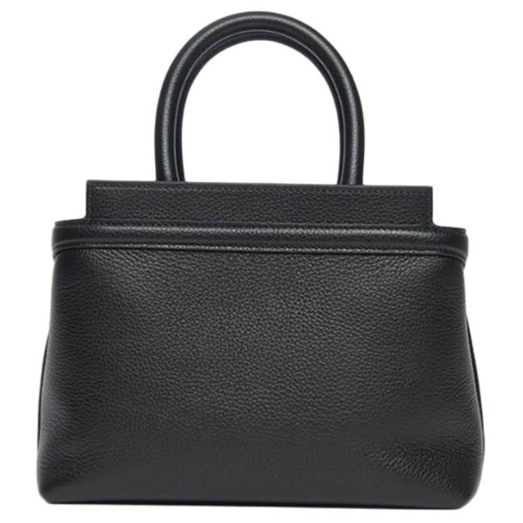 Bally Gold Hardware Leather Shoulder Crossbody Handbag Women Handbags Black 6312270
