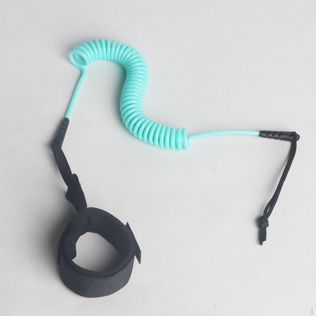 Coiled Surfboard Leash Holder Paddle Board Elastic Comfortable Foot Strap Surfing Supplies
