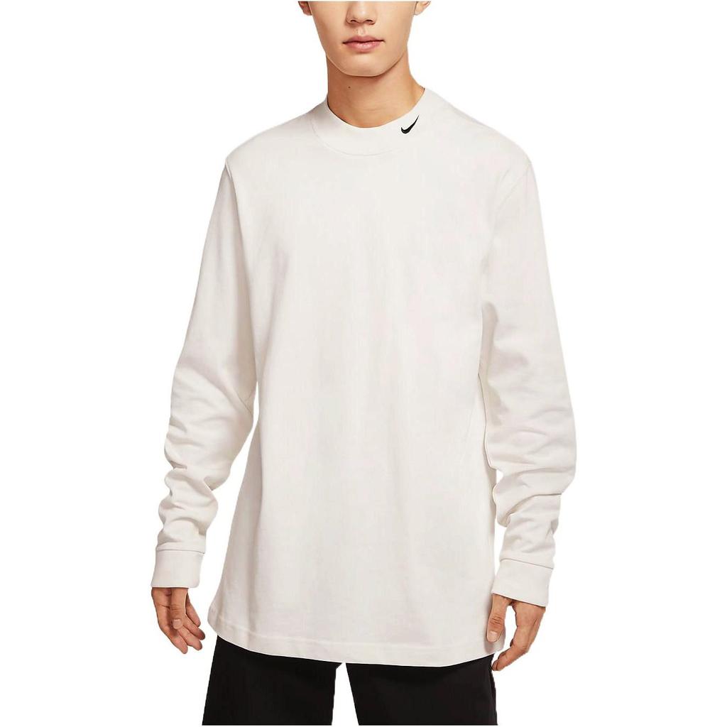 Nike T Shirts Men's White Crew Neck Moderate Straight Fit DX5869-030