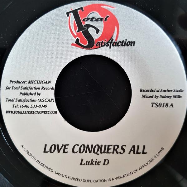 7inch Record LUKIE D / PAPA MICHIGAN & TRISTAN P - Love Conquers All / The Affair TS018 Total Satisfact 2005 Jamaica Reggae, Ska & Dub Used