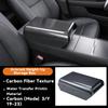 For Tesla Model Y Juniper -2026 Center Armrest Booster Pad Suede Leather Magnetic Storage Box Model 3 Higher Armrests Box