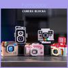 Brinquedo de Blocos de Construção de Câmera Retrô Vintage Para Crianças Conjunto de Brinquedos de Montagem Plástica Diy Com Material Plástico Abs 460-645 Blocos Incluídos