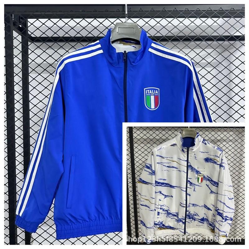 2526 Man City Argentina Germany Italy Miami '' Dortmund Embroidered Reversible Windbreaker