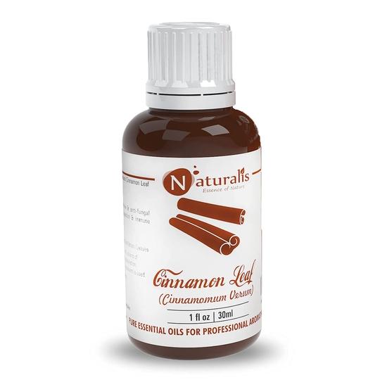 Naturalis Cinnamon Oil - Organic Cinnamon Essential Oil for Aromatherapy, Skin Care & Hair Growth - Therapeutic Grade Natural Oil - 30ml