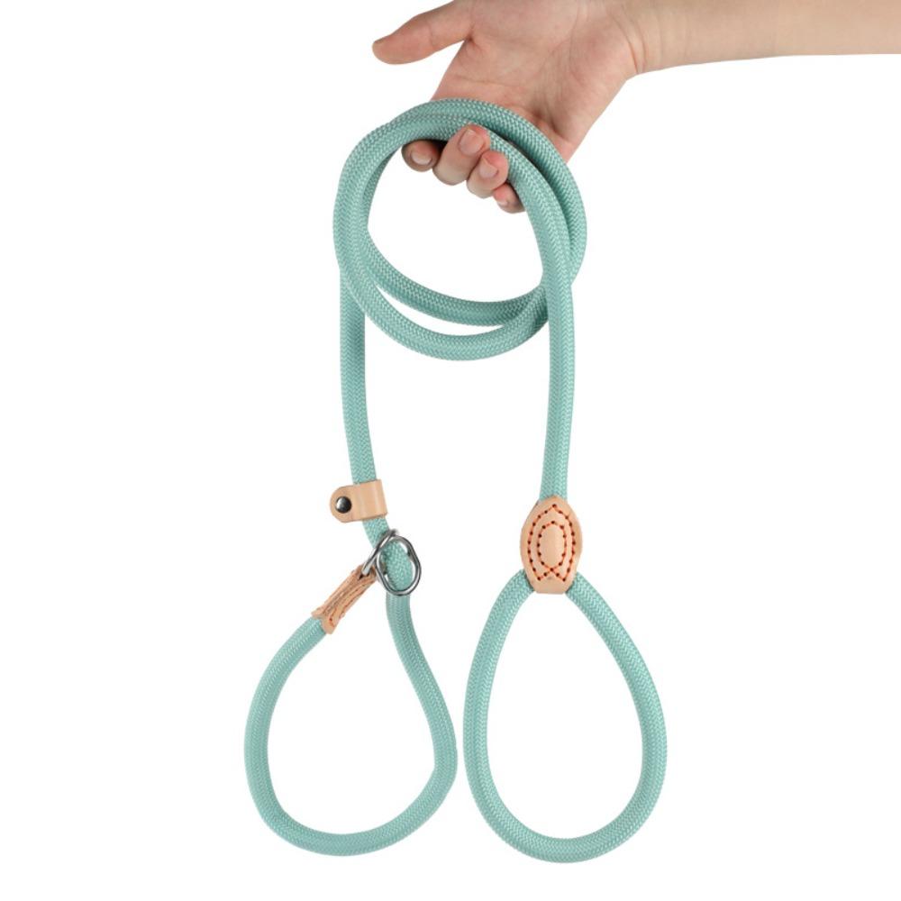 Solid Rope Dog Leash Adjustable Loop Thick Design No Pull Dog Leash Shock-Absorbing Durable Pet Leashes Dog Walking
