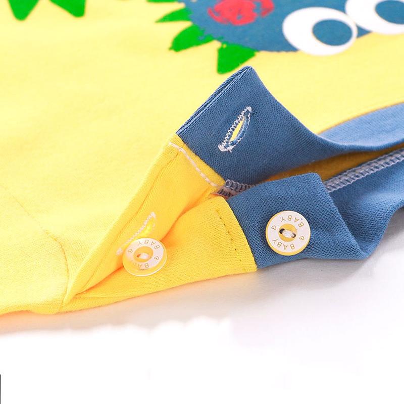 Pantaloni invernali per bambini a maniche lunghe o collo T-shirt Set pantaloni larghi casual da 2 pezzi in cotone con stampe di cartoni animati