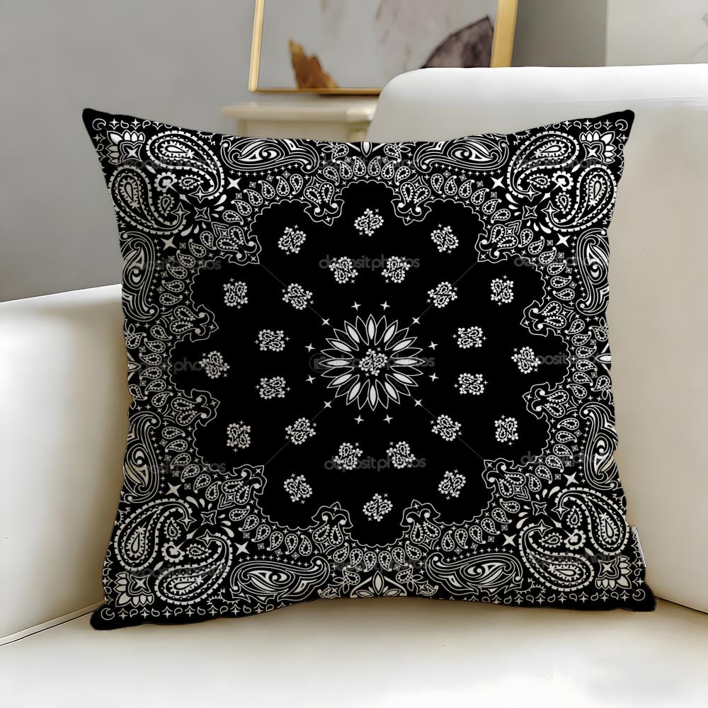 record label Death Row Records Cushion Cover Soft & Easy-Wash Pillow Case – Versatile for Couch, Bed, Travel and Office