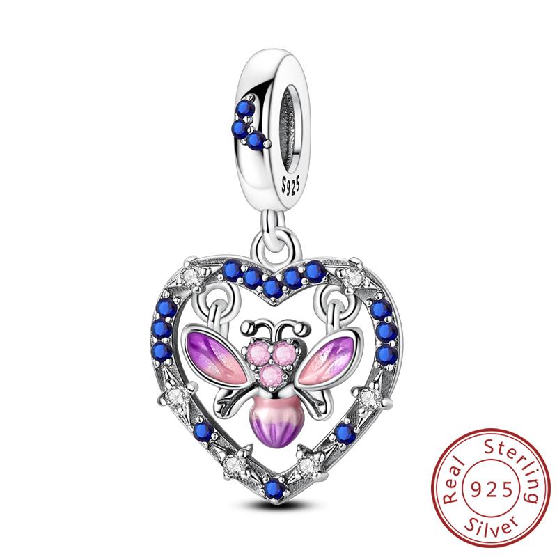 Original Charms Beads Pendants Copper Crown Strawberry Perfume Gold Bow Charm Fit Bracelet Necklace Women Jewelry