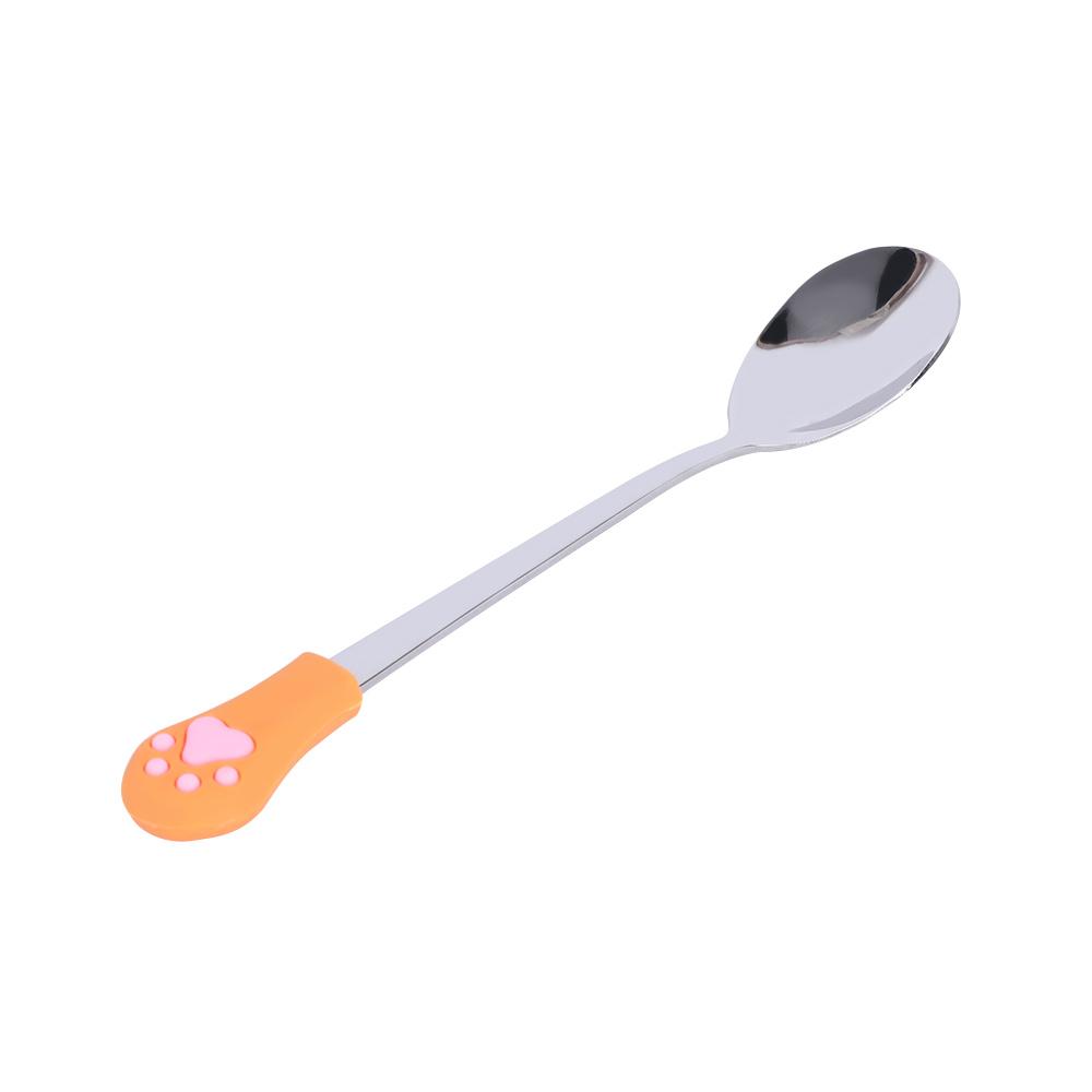 Teaspoon Stainless Steel Fruit Cat Claw Kitchen Supplies Dessert Spoons Coffee Spoon Tableware