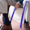 Chausse-pied extra long avec poignée confortable Mains libres Aide en plastique pour chausse-pied Outil d'aide à l'enfilage de chaussures pour personnes âgées