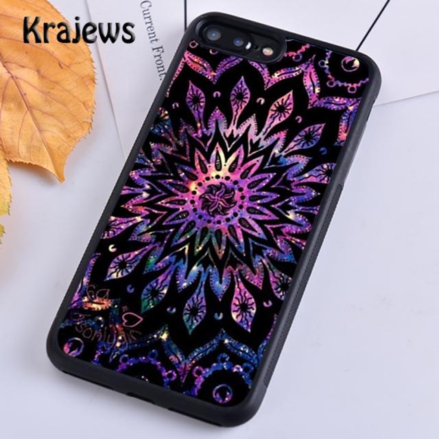 Krajews Indian Style Coloful Mandala Phone Case Cover For iPhone 17 Air 16 15 14 Plus 11 12 13 Pro Max Coque Fundas