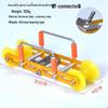 4-Wheel Long Rod Gantry Fishing Rod Holder with Pulley and Bearing Accessories