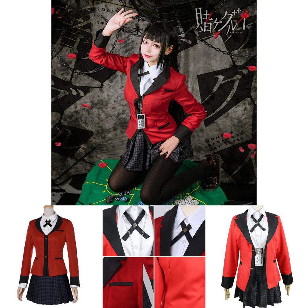 Stylish Kakegurui Jabami Yumeko Costume With Exquisite Workmanship For Fancy Dress