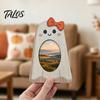 Cute Holiday Desktop Display Halloween Wooden Photo Frame, Pumpkin/Ghost Picture Frame for Wall Flexible Tabletop Hanging or Display, Personalized