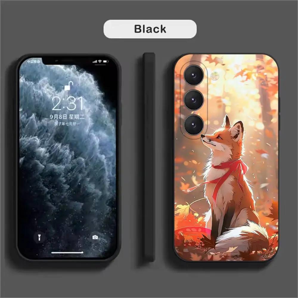 Cartoon-Tiere Bär Fuchs Handyhülle Für Samsung Galaxy A52 A42 A32 A22 A12 A02S A72 A73 A51 A41 A31 A21S A71 A40 A30S A20S