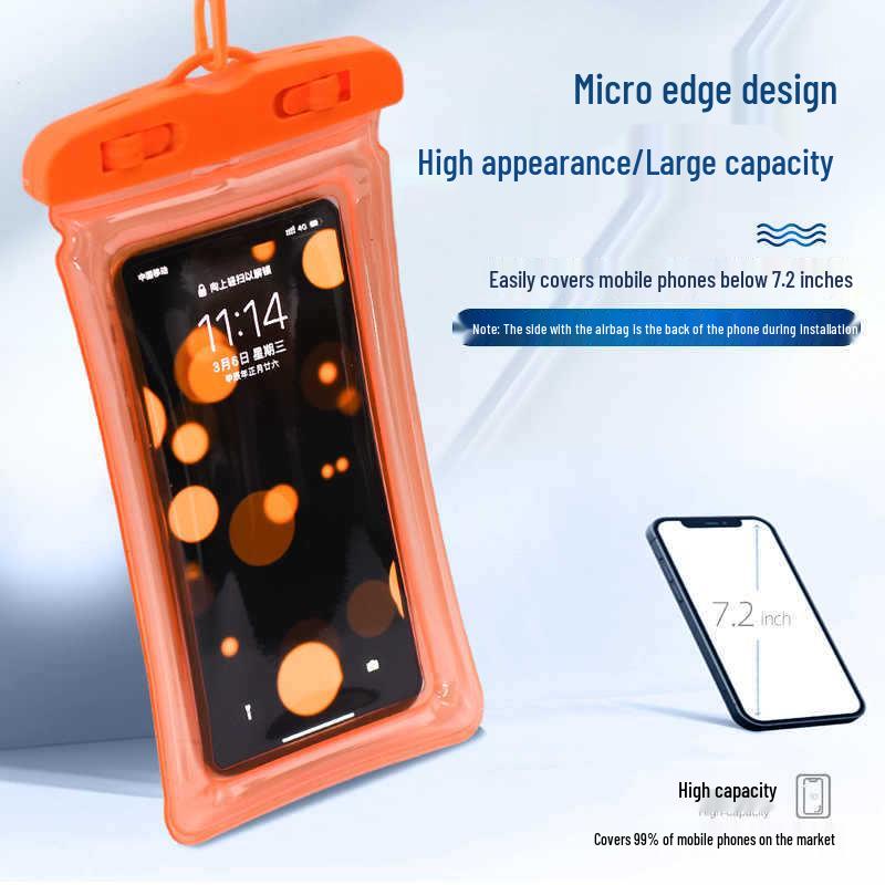 Waterproof Diving Phone Pouch - Protective Case for Swimming, Hot Springs, Water Parks, and More
