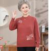 Yuzhaolin Women's Mid-Aged Casual Knitted Sweater