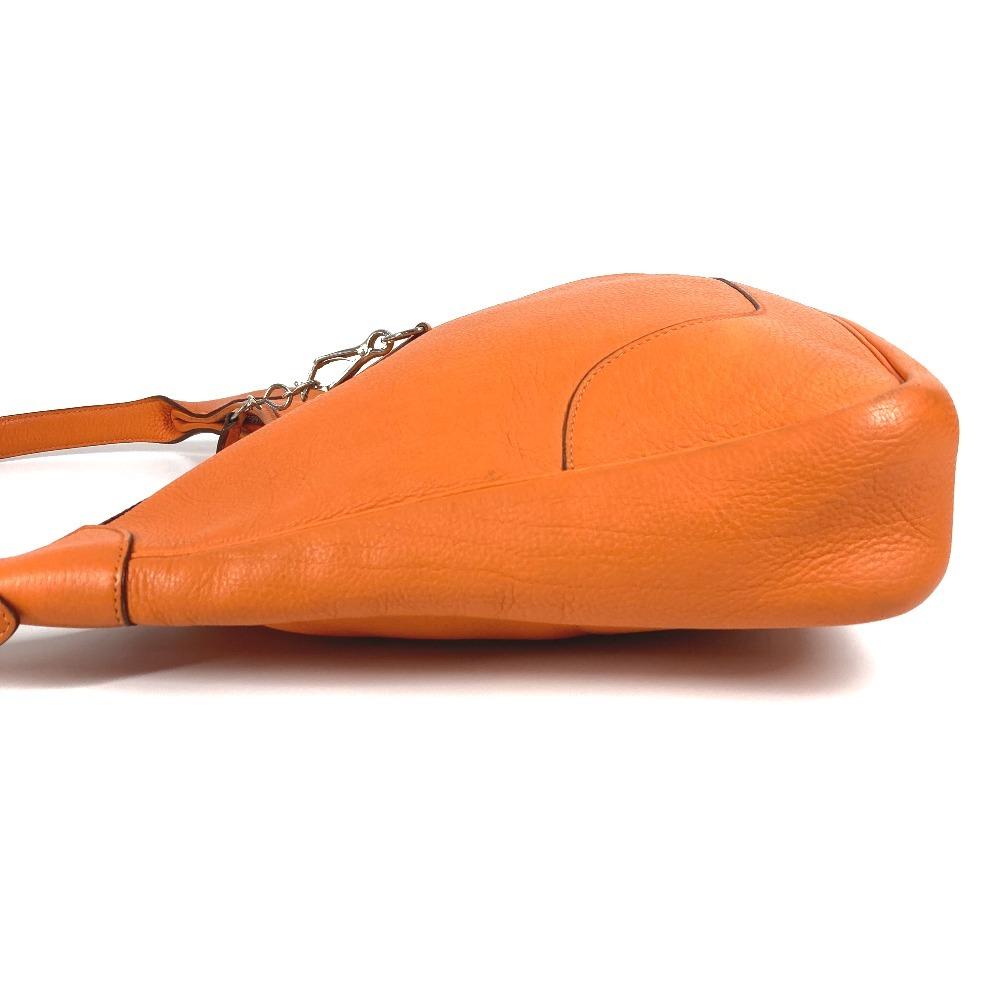 HERMES Trim 35 Trim 35 Pochette Crossbody bag Shoulder Bag Leather Orange