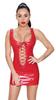 Black Level - Red Short Dress Tied At the Front and Back 2XL