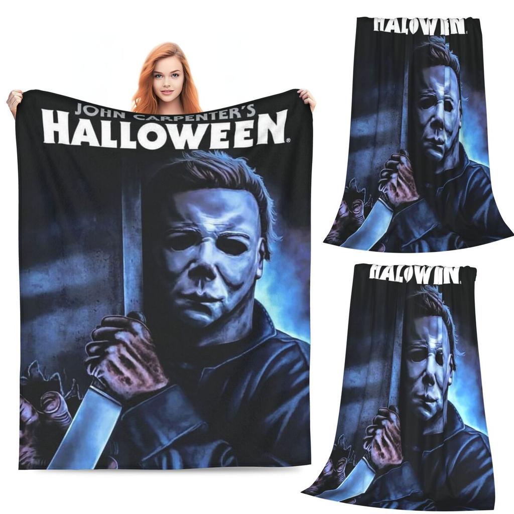 Coperte Michael Myers Morbida Calda Coperta Plaid in Flanella Copriletto per Letto Soggiorno Picnic Viaggio Casa Divano