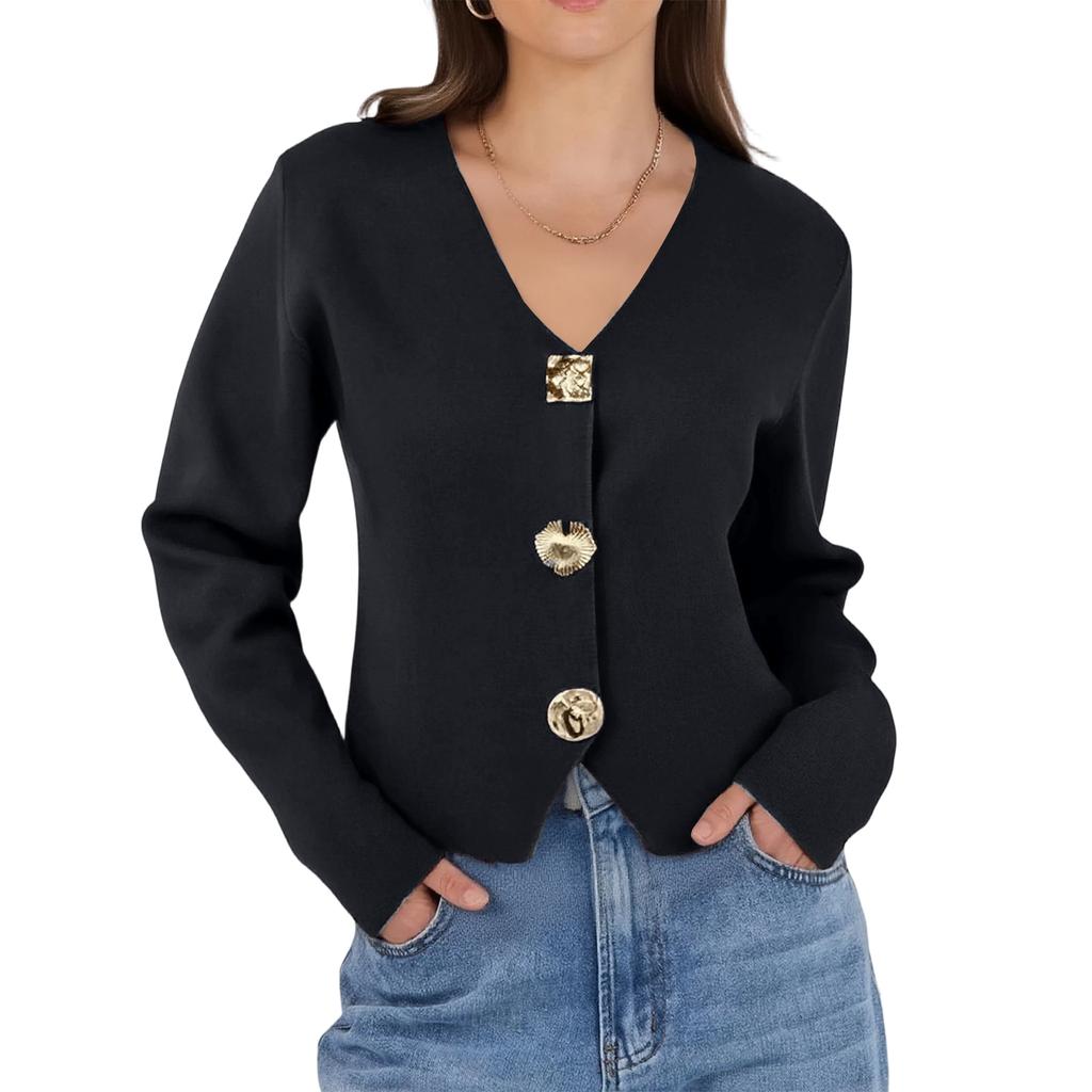 Elegantes, modisches Damen-Langarmtop für Alltag und Freizeit