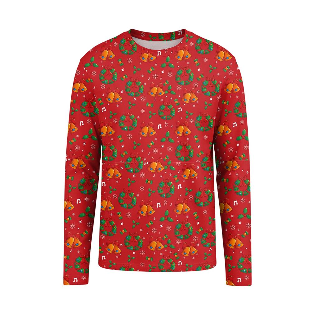 Men's Christmas Long Sleeve Neck T-Shirt